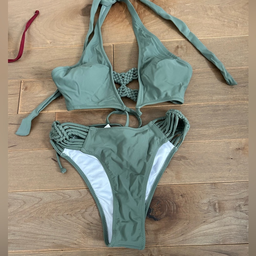 Green bikini
